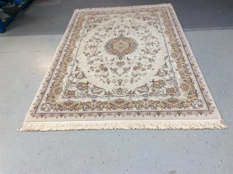 Persian rug after cleaning