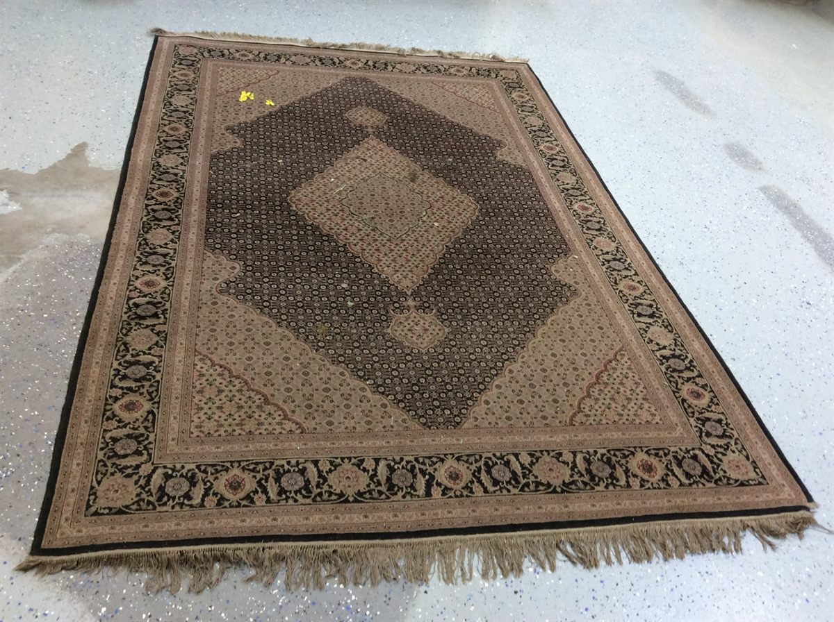 Oriental rug before cleaning in Park Ridge