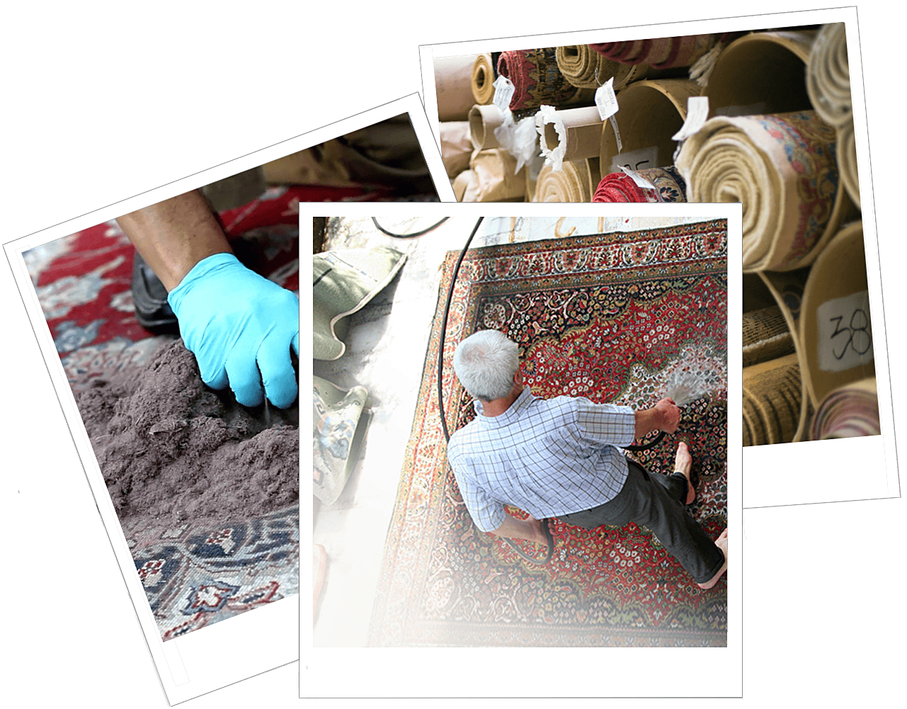 Rug cleaning process