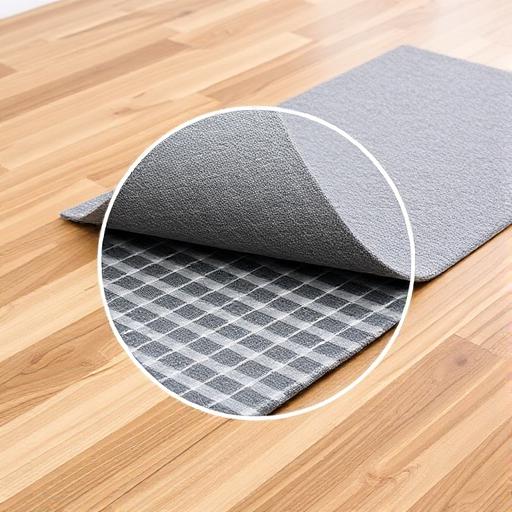 Super Lock rug pad with felt and rubber backing